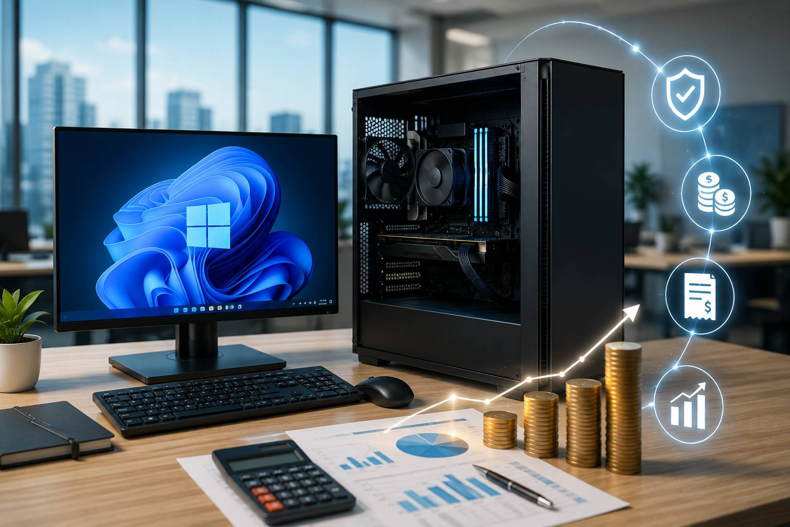 PC Windows Bản Quyền Giúp Kiểm Soát Tổng Chi Phí