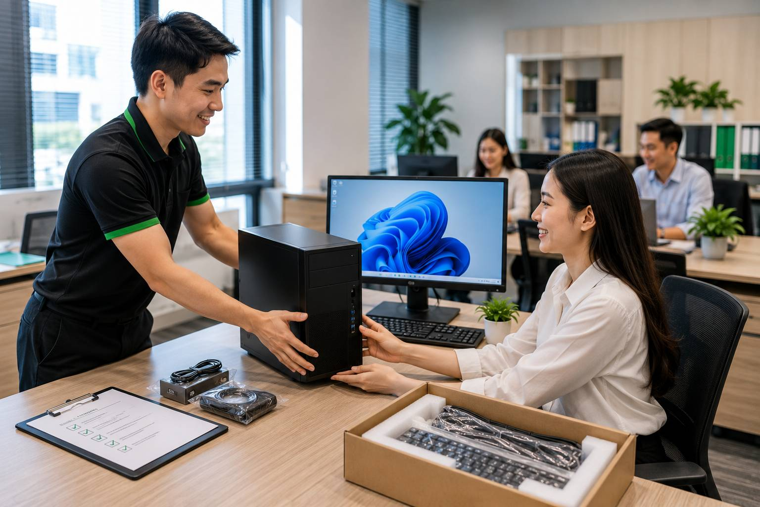 Bàn Giao PC Windows Cho Nhân Viên Mới Đúng Quy Trình