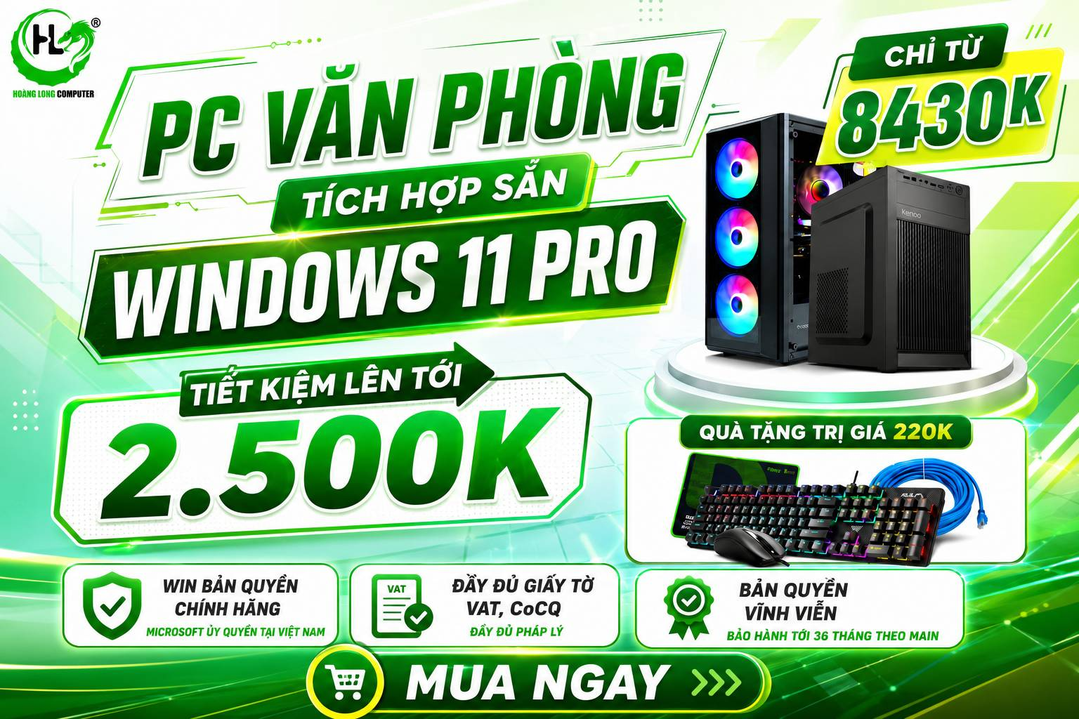 PC Windows Bản Quyền: An Tâm Pháp Lý - Nâng Tầm Trải Nghiệm 