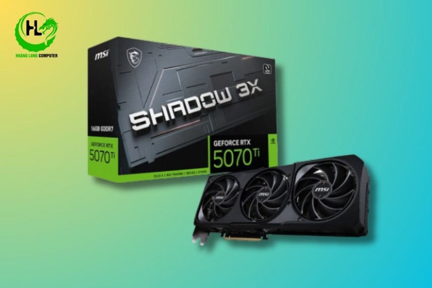 MSI RTX 5070 Ti Shadow 3X OC Cho Gaming 2K Và 4K