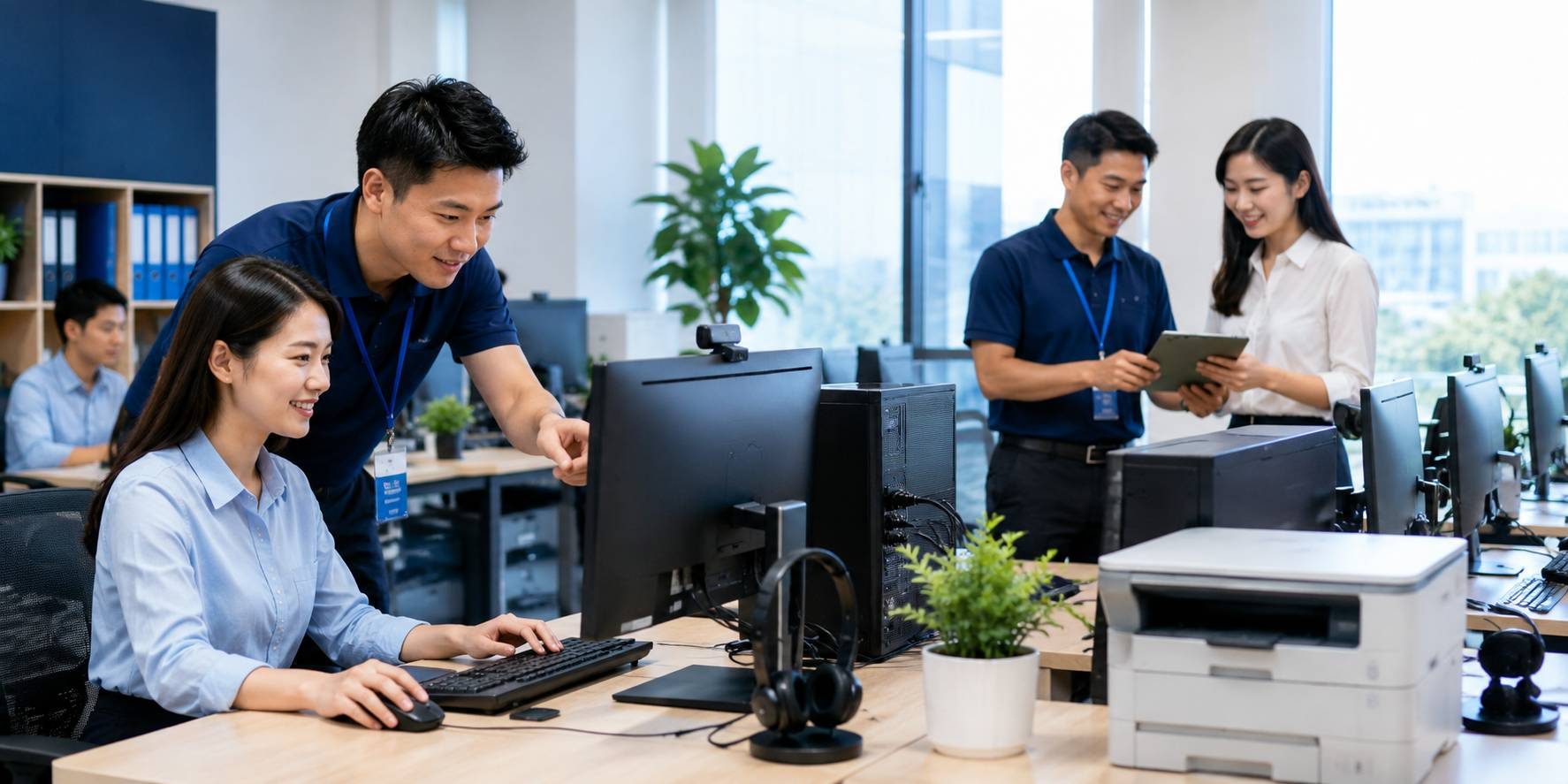 PC Văn Phòng Tích Hợp Sẵn Windows 11 Pro Giúp Nhân Sự Nhận Việc Nhanh