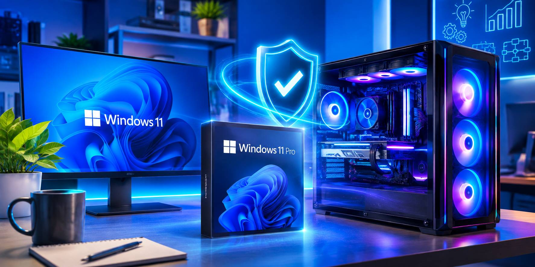PC R&D Sản Phẩm Có Windows 11 Pro Bản Quyền