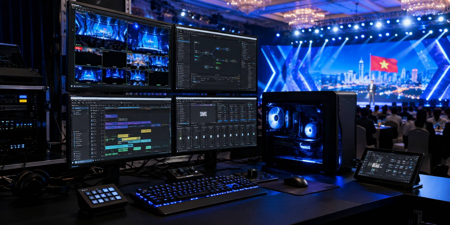 PC Vận Hành Sự Kiện Tích Hợp Windows 11 Pro Bản Quyền