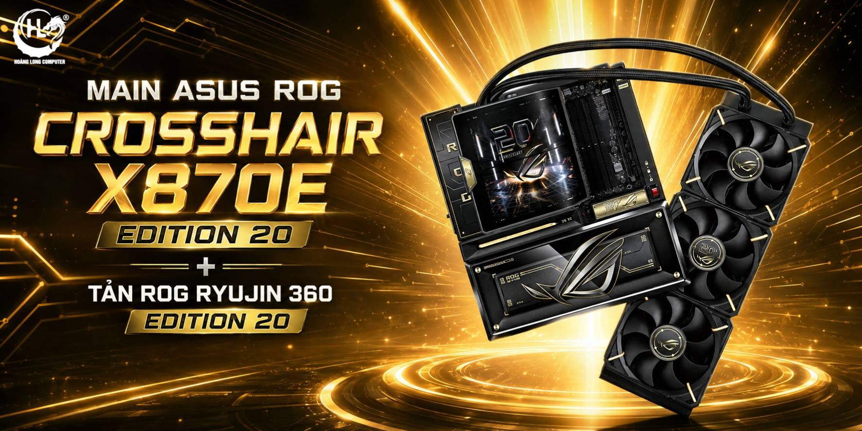 Combo ROG X870E Edition 20 Và RYUJIN 360 Có Gì Đặc Biệt?