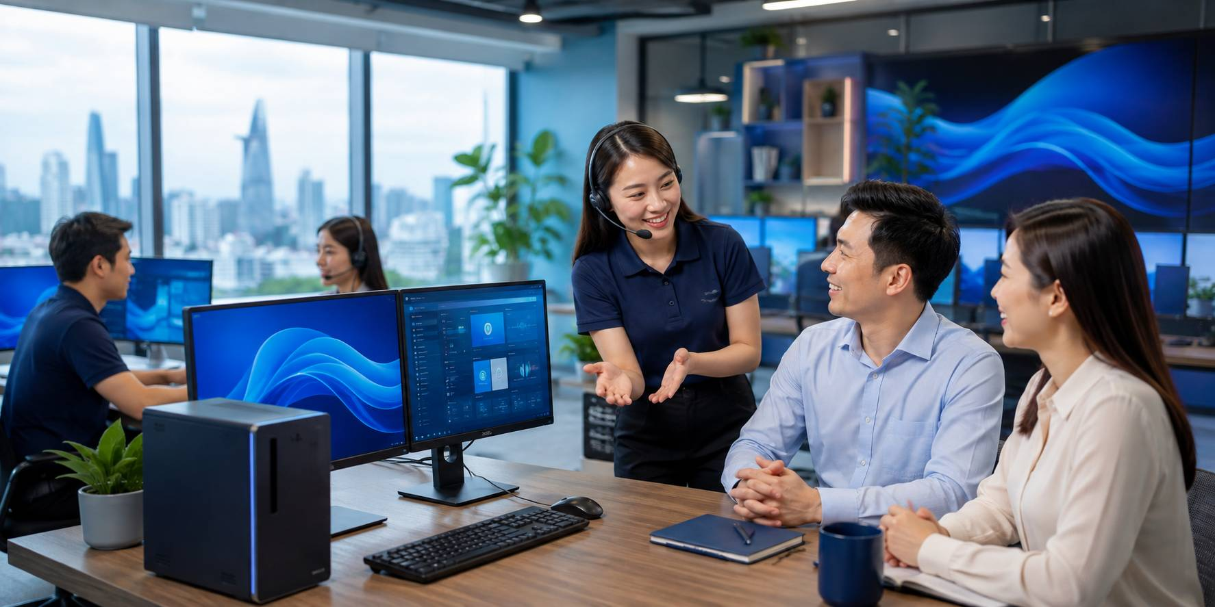 PC Customer Success Tích Hợp Sẵn Windows 11 Pro Bản Quyền