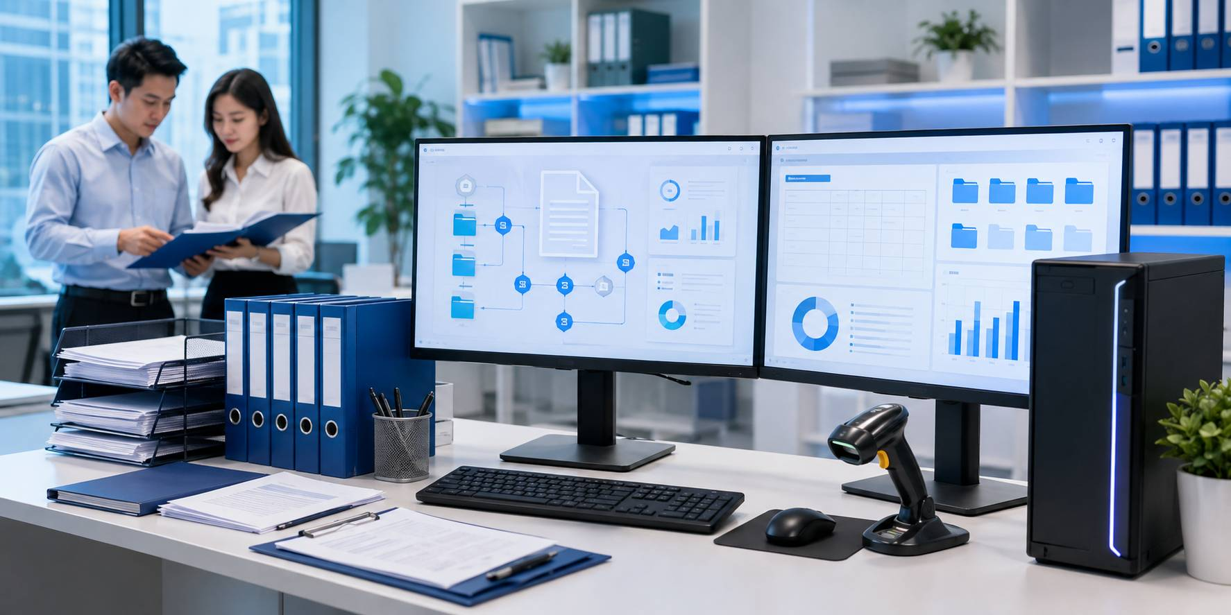 PC Document Control Tích Hợp Windows 11 Pro Cho Quản Lý Hồ Sơ ISO