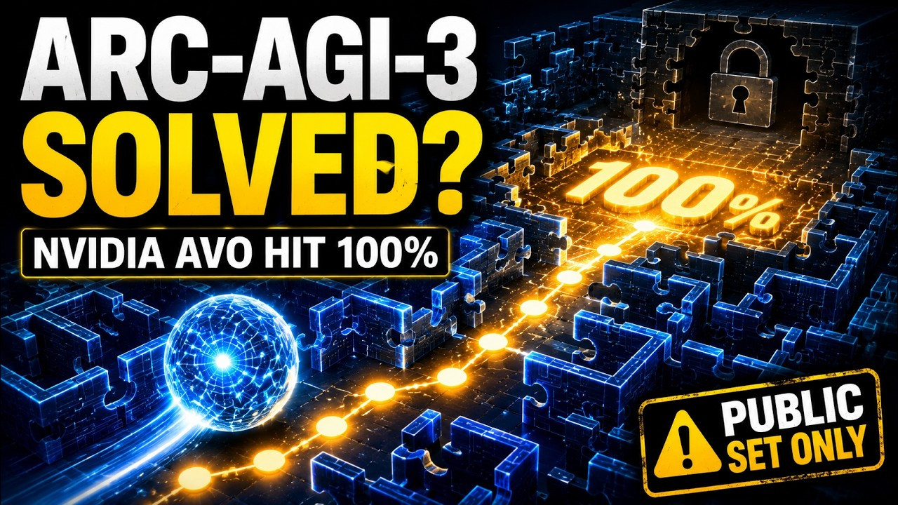 NVIDIA AVO Đạt 100 Điểm Trên ARC-AGI-3 Public Set