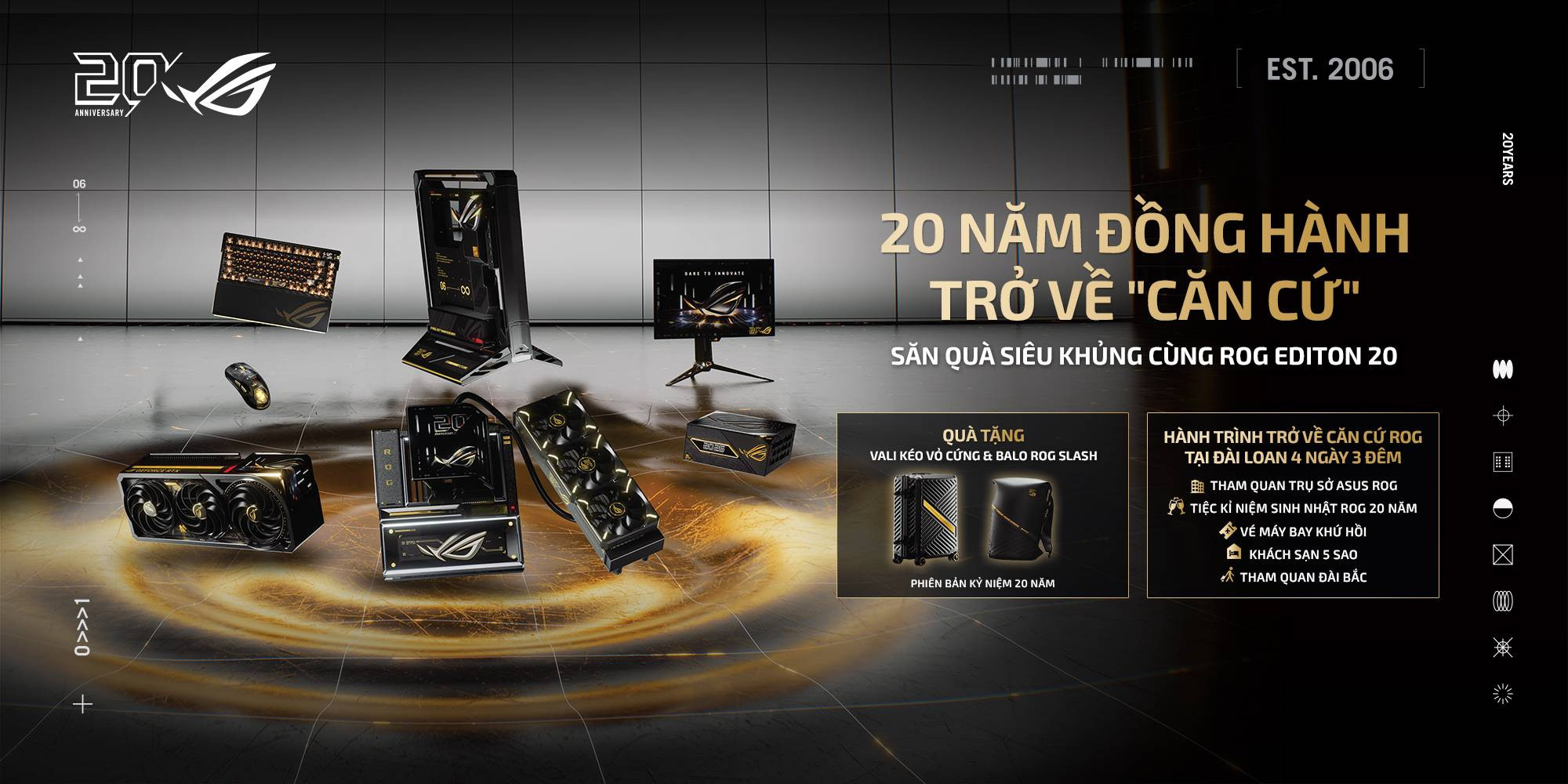 ROG Edition 20 Kỷ Niệm 20 Năm Cùng Bộ Quà Đặc Biệt