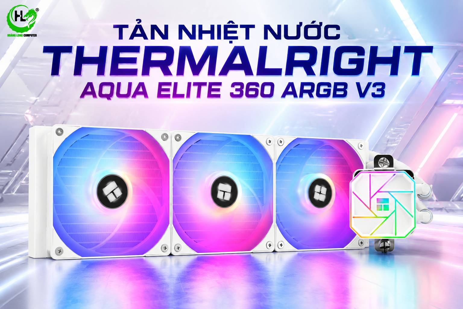 Thermalright Aqua Elite 360 White V3 Cho PC Gaming ARGB