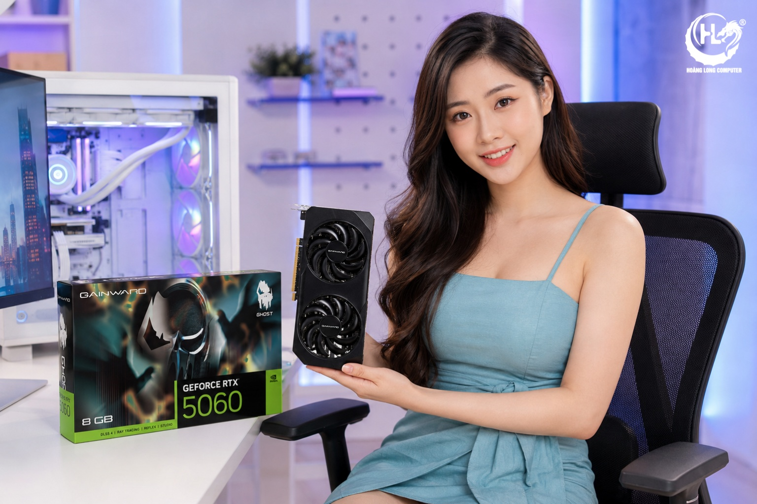Gainward RTX 5060 Ghost 8GB: Đa Nhiệm Mượt Mà - Chiến Game Cực Đã 