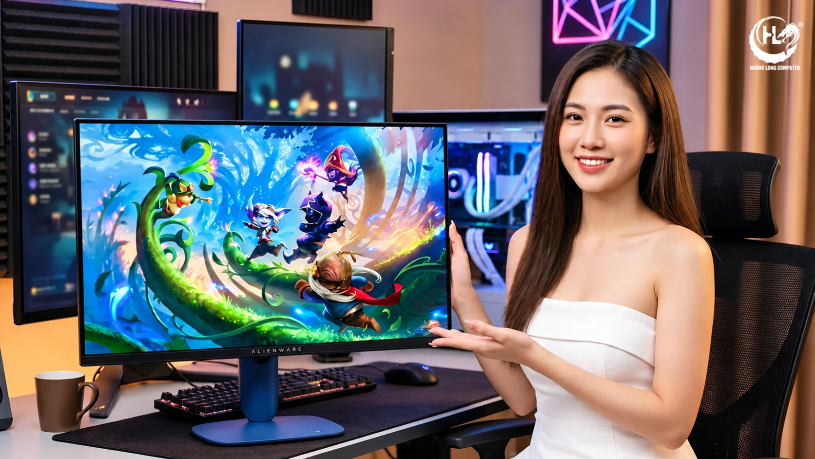 Màn Hình 2K 180Hz Dell Alienware AW2725DM Gaming: Khung Hình Sắc Nét - Trải Nghiệm Mượt Mà 