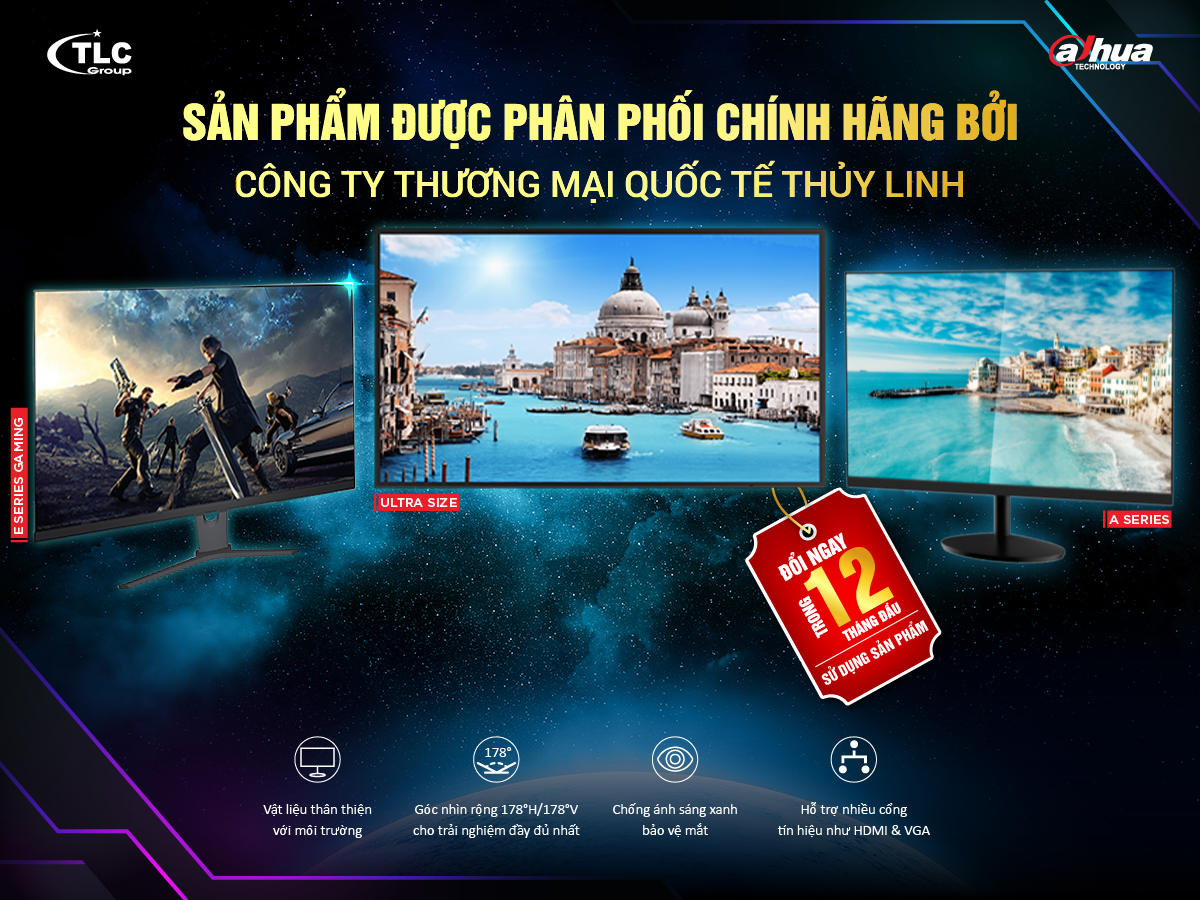 TLC chính thức phân phối dòng sản phẩm LCD Dahua tại Việt Nam 