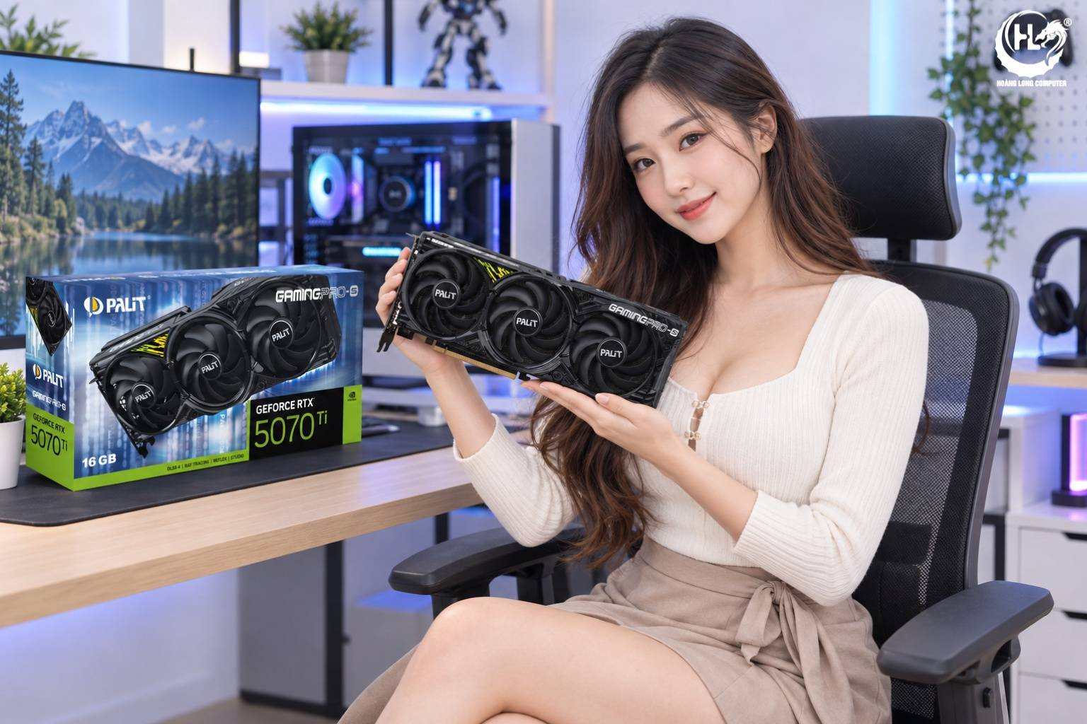 Palit RTX 5070 Ti GamingPro-S 16GB: Hiệu Năng Mạnh Mẽ - Đa Nhiệm Mượt Mà 