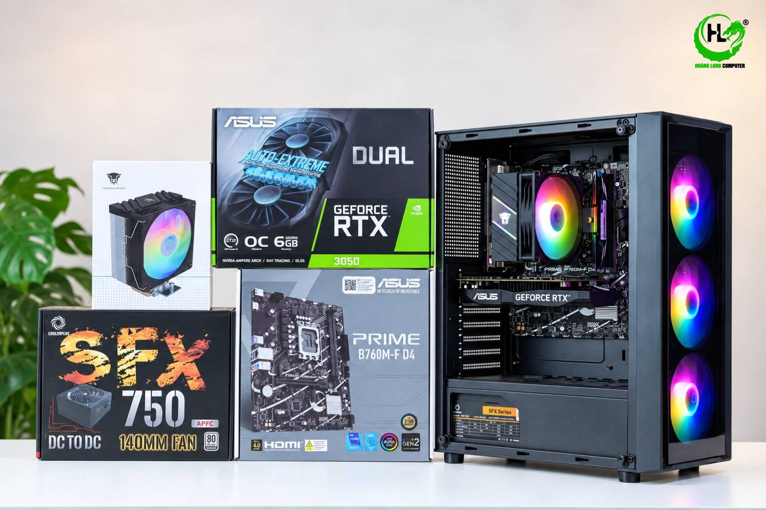 PC I5 14400F RTX 3050 6GB Cân Game Mượt Mà - Đa Nhiệm Hiệu Quả 