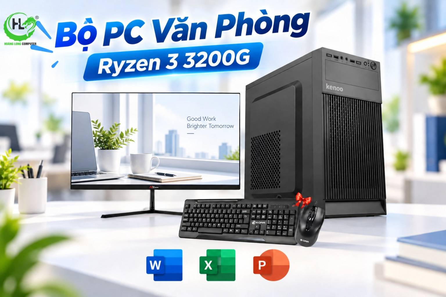 PC Ryzen 3 3200G Trọn Bộ Cho Văn Phòng: Tối Ưu Chi Phí - Làm Việc Hiệu Quả
