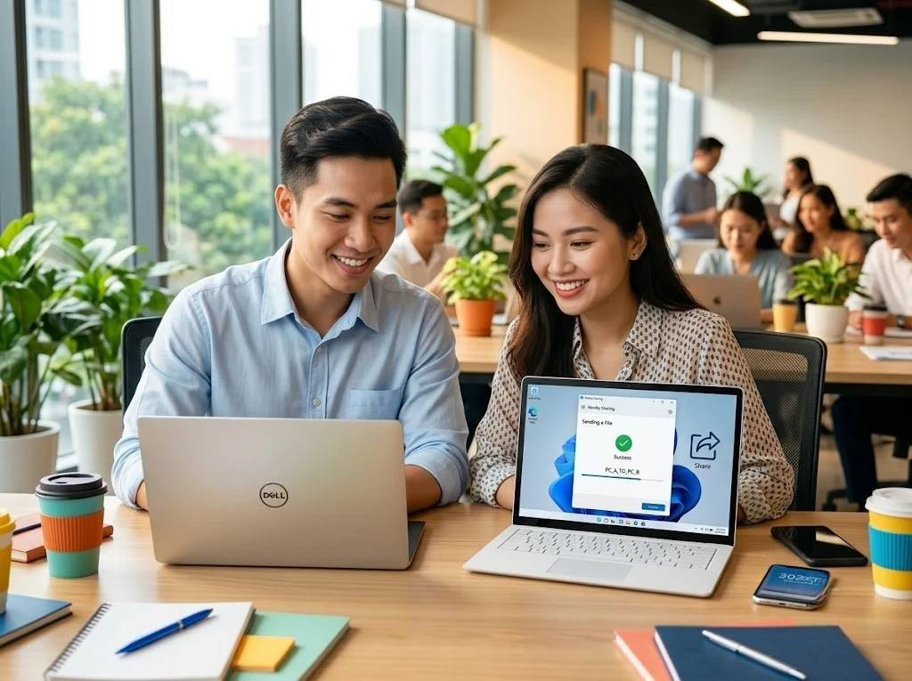 Nearby Sharing Windows 11 Chia File Giữa Hai PC Không Cần USB