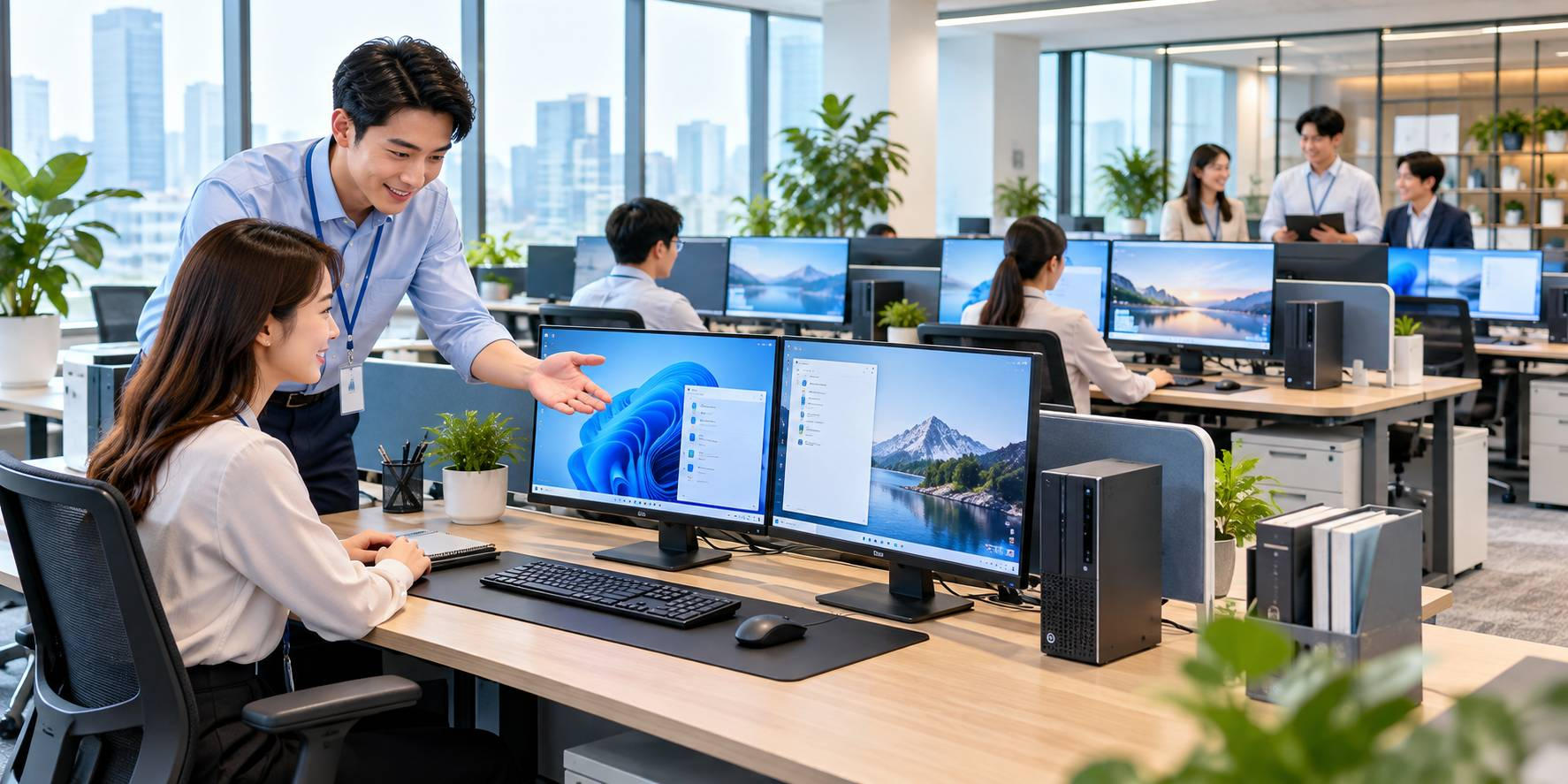 PC Có Win Sẵn Giúp Doanh Nghiệp Mở Rộng Nhân Sự Gọn Hơn