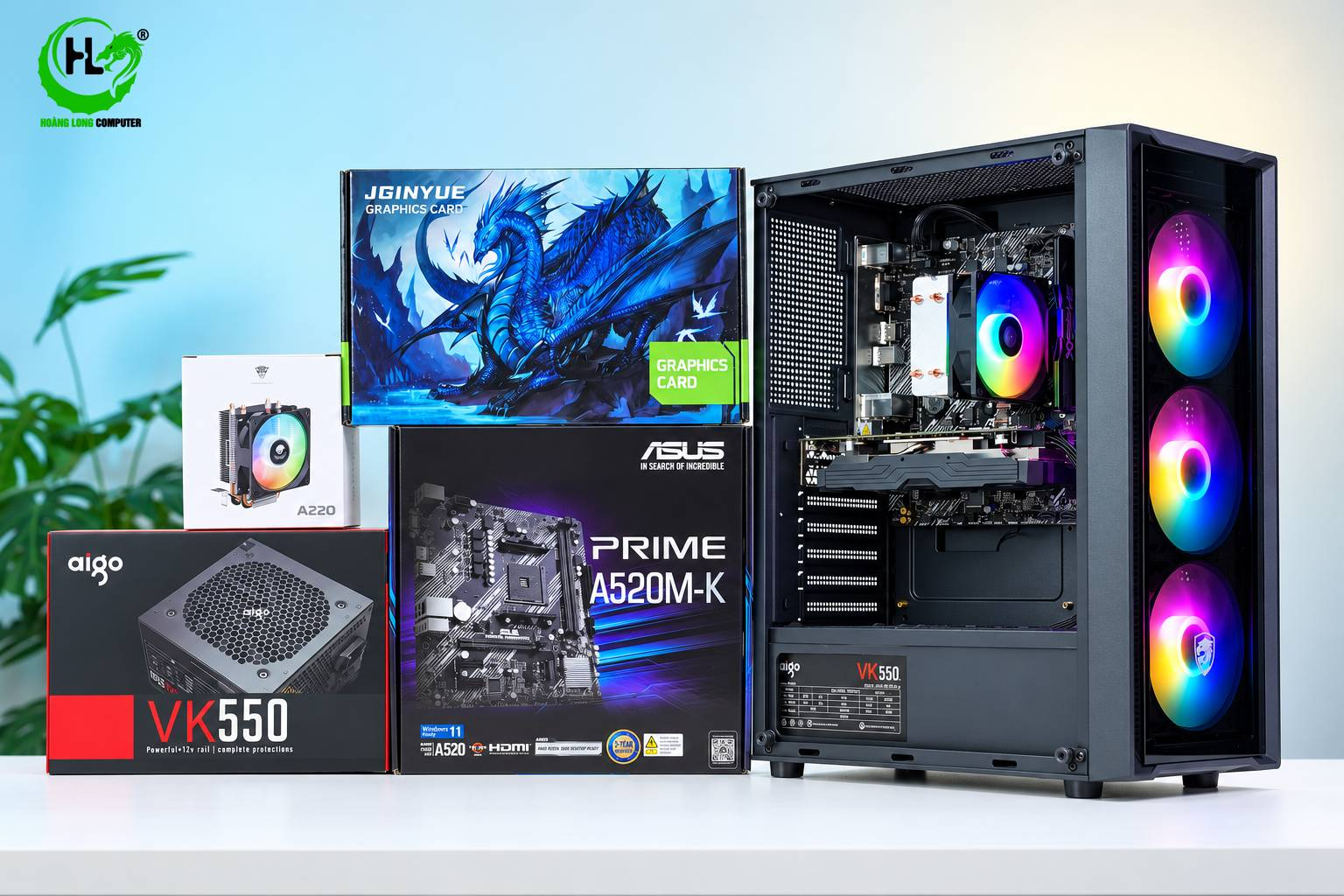 PC Ryzen 5 5500 GTX 1060 3GB: Cấu Hình Quốc Dân - Cân Tốt Game - Làm Việc Hiệu Quả 