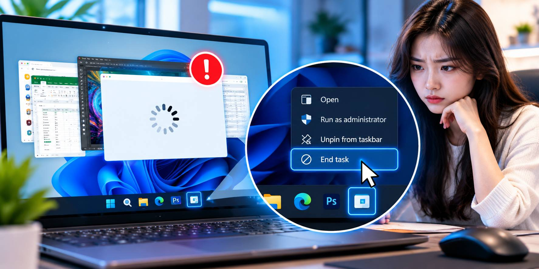 Bật End Task Trên Taskbar Để Tắt Ứng Dụng Bị Treo Nhanh