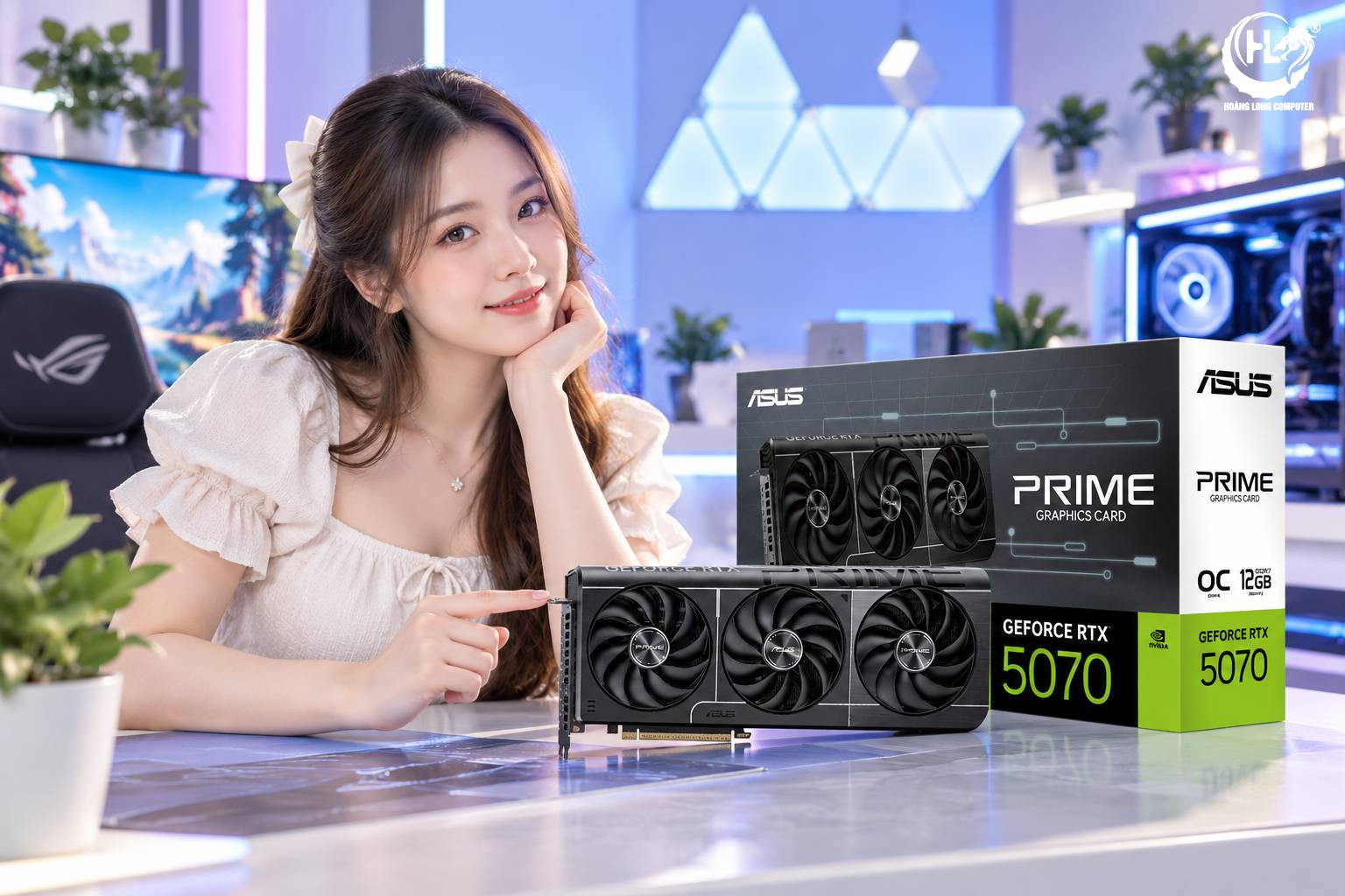 ASUS Prime RTX 5070 OC 12GB: Hiệu Năng Bứt Phá - Đa Nhiệm Mượt Mà 