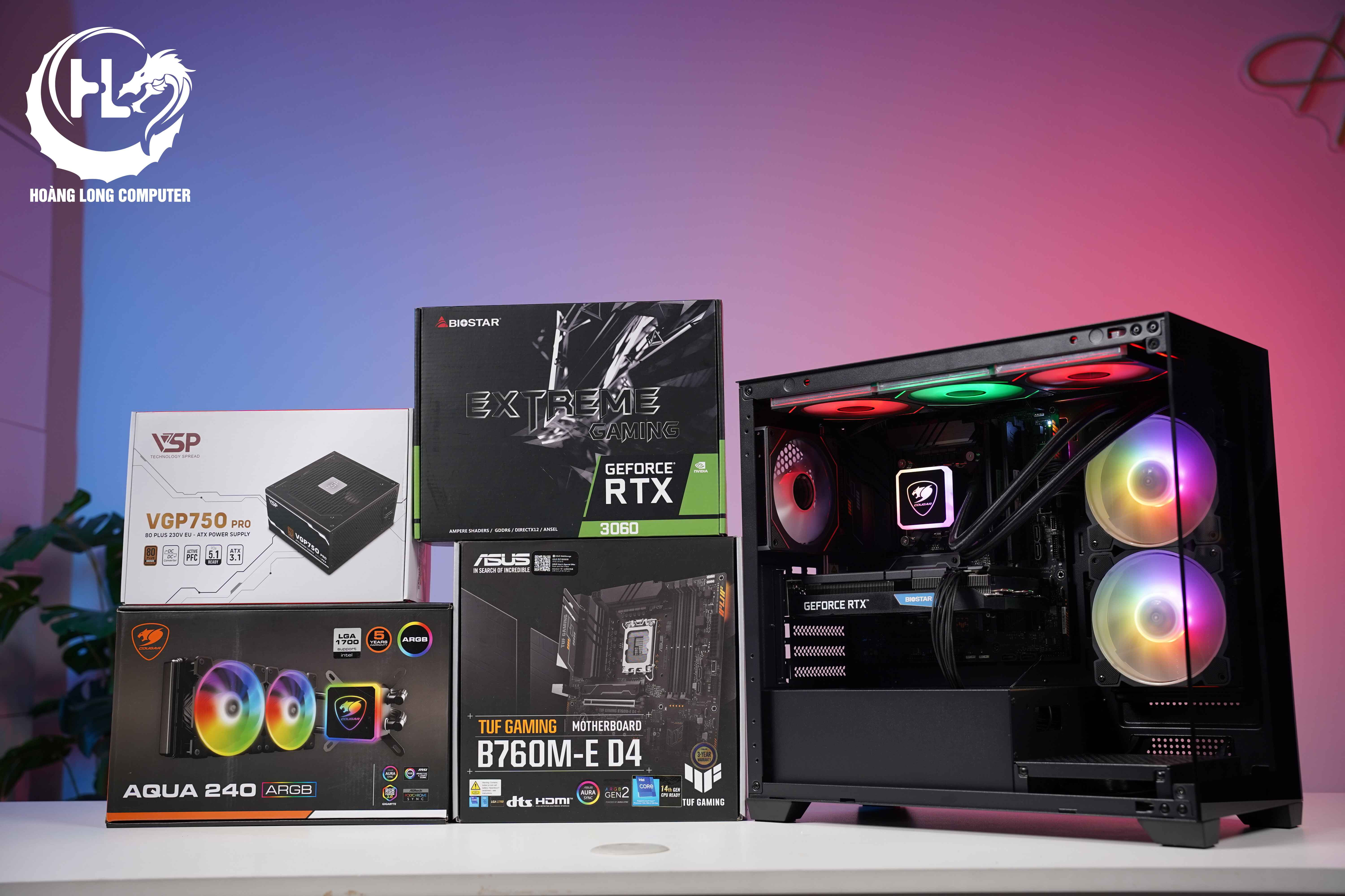 Cấu Hình PC Cực Chất: Hiệu Năng Đỉnh Cao Từ Intel Core I5-14600KF Và VGA RTX 3060