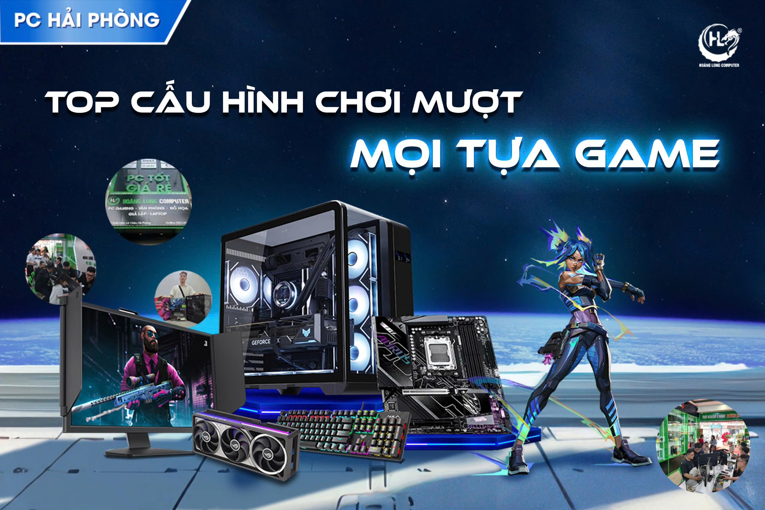 PC Gaming Hải Phòng: Top Cấu Hình Chơi Mượt Mọi Game Hot Giá Tốt Tại Hoàng Long Computer