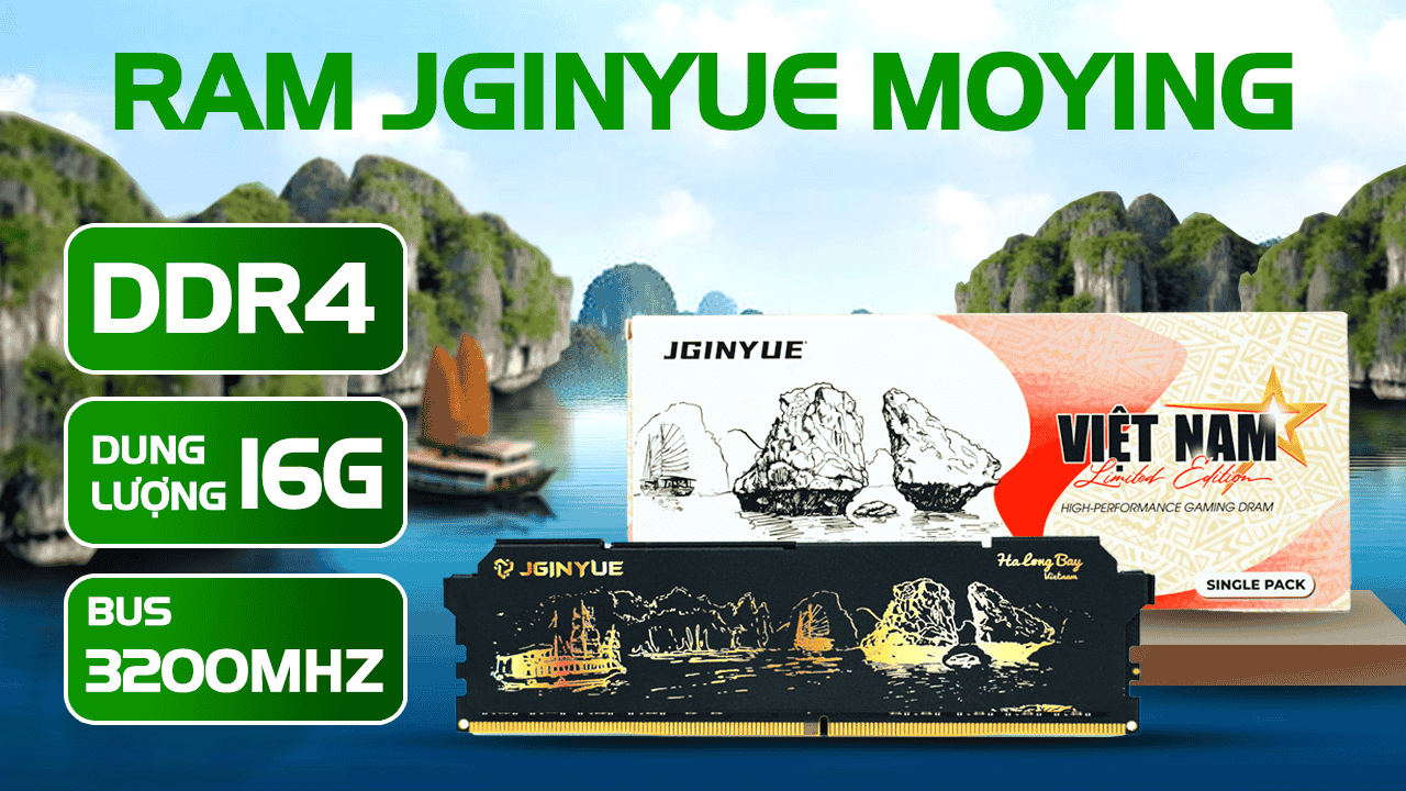 RAM JGINYUE MOYING: Thiết Kế Đậm Chất Việt - Hiệu Năng Chuẩn Quốc Tế