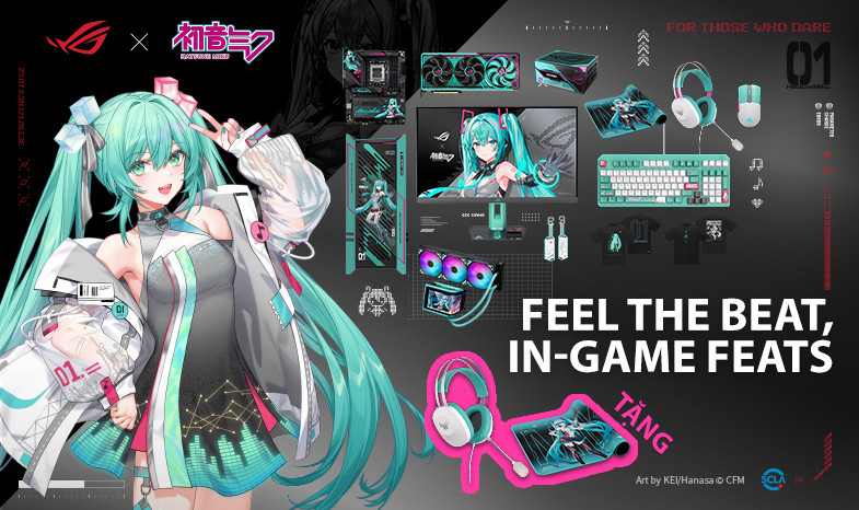 ASUS X HATSUNE MIKU: Tuyệt Tác Công Nghệ Sắc Miku - Độ PC Cực Chất 