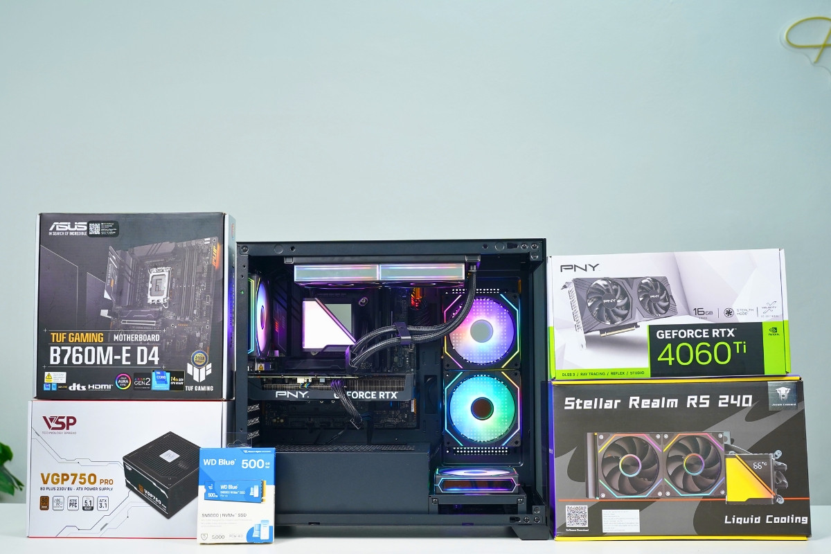 Siêu Phẩm 14600KF RTX 4060 TI 16G: Hiệu Năng Đỉnh Cao - Đa Nhiệm Hiệu Quả