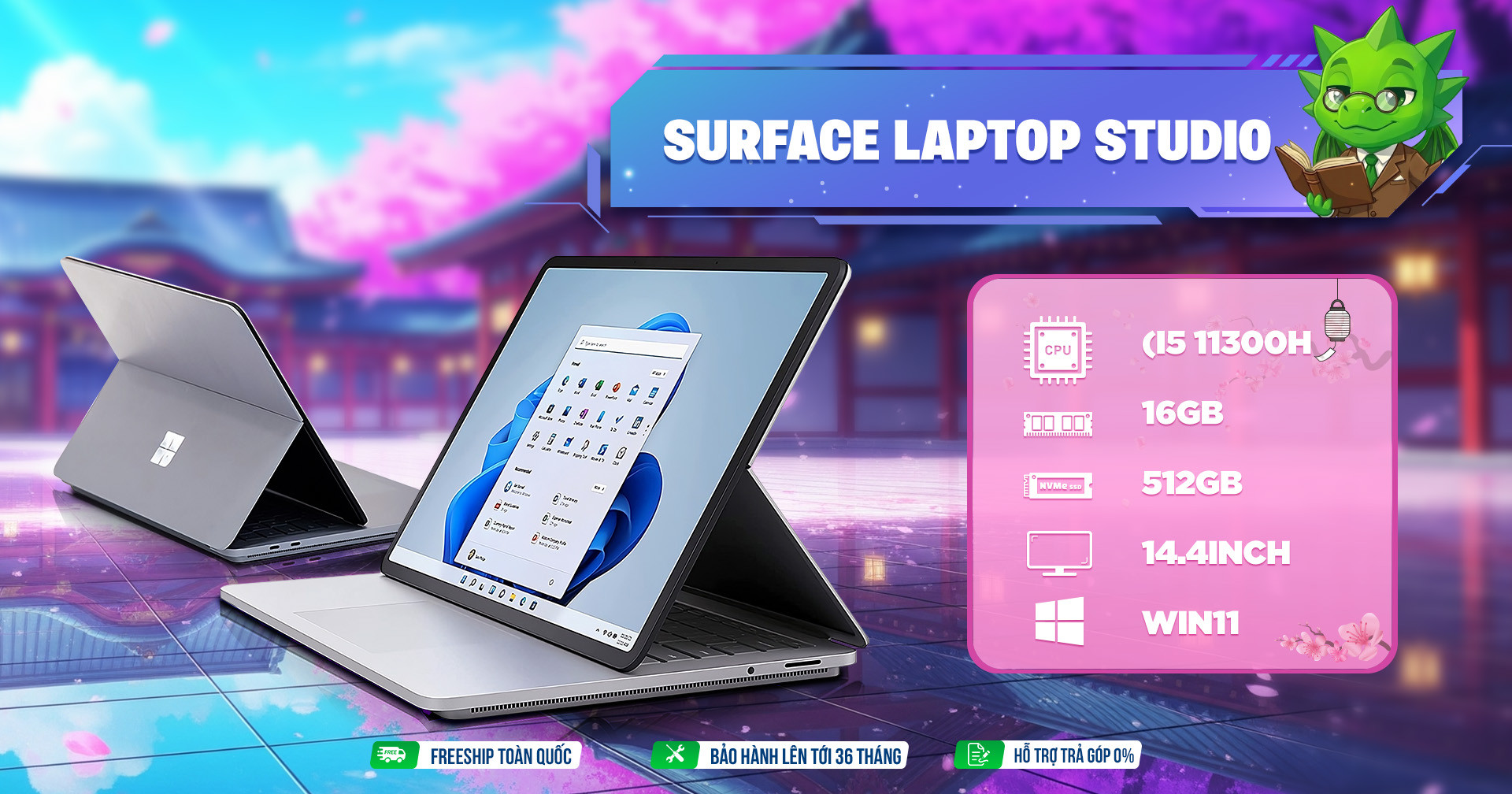 Surface Laptop Studio: Làm Việc Thông Minh Và Sáng Tạo Linh Hoạt