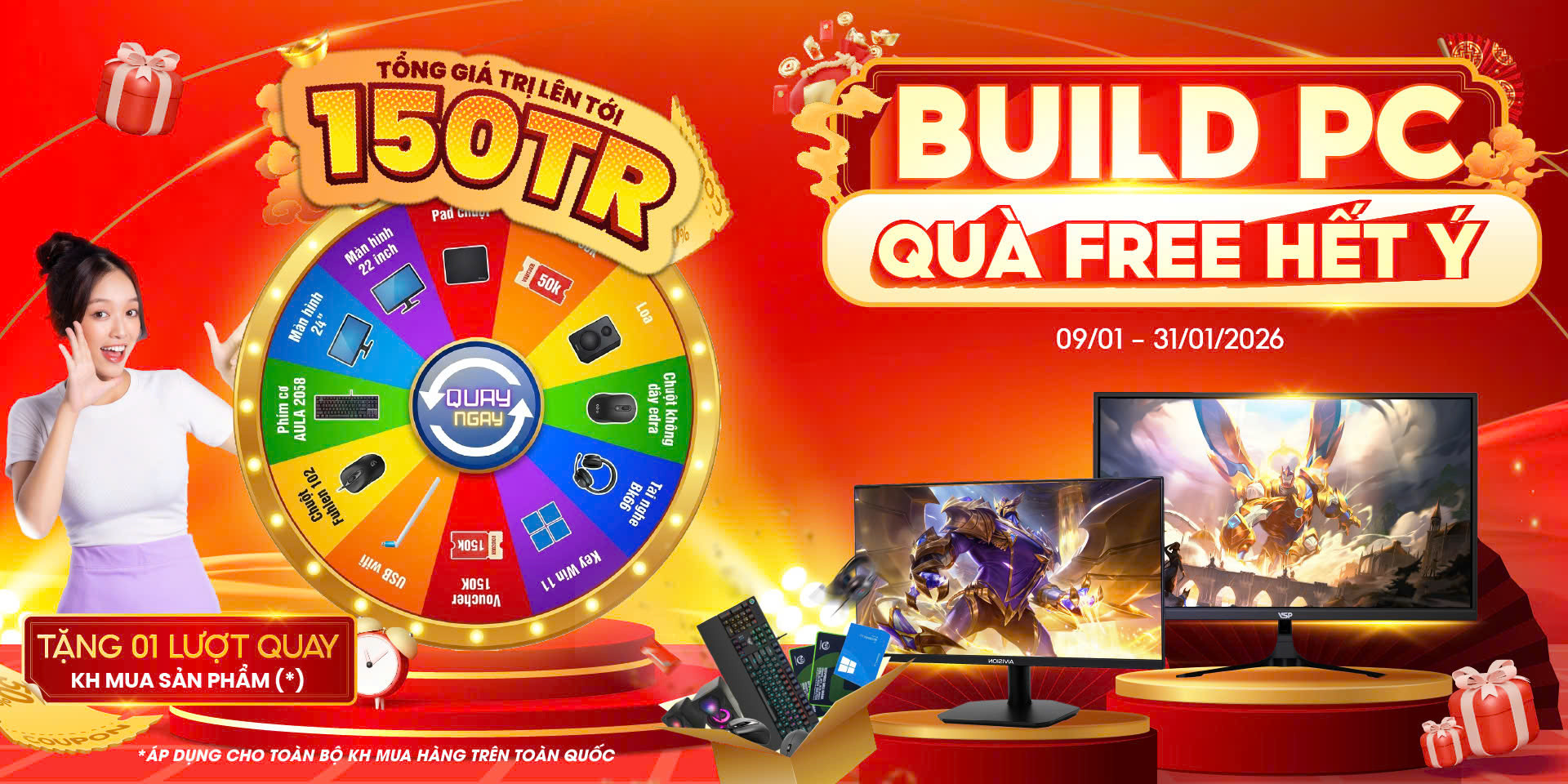 Lên Đời Máy Mới Rinh Quà Cực Hời Tại Hoàng Long Computer 