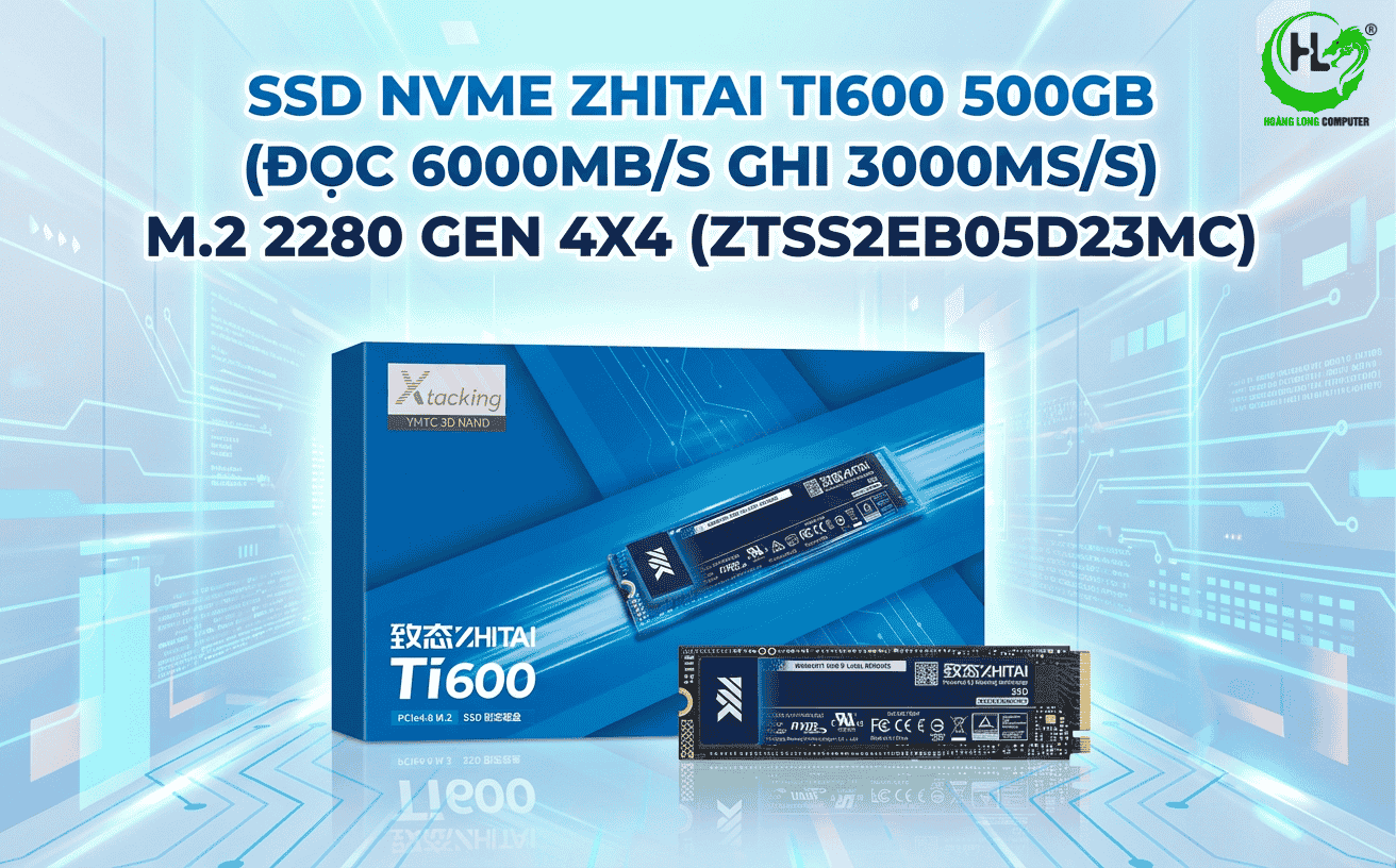 SSD NVME ZHITAI TI600 500GB: Tăng Tốc Bứt Phá - Nâng Tầm Trải Nghiệm 