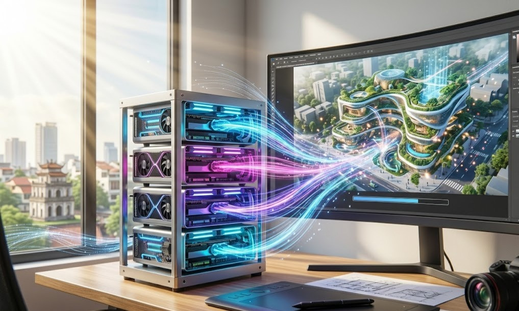 Top PC Đồ Họa Render Farm Mini: Giải Pháp Cho Studio Vừa Và Nhỏ