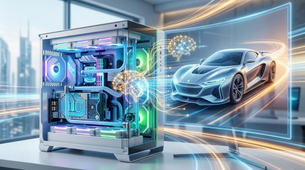 5 Mẹo Sử Dụng AI Tăng Tốc Render Cho PC Đồ Họa Chuyên Nghiệp 2026