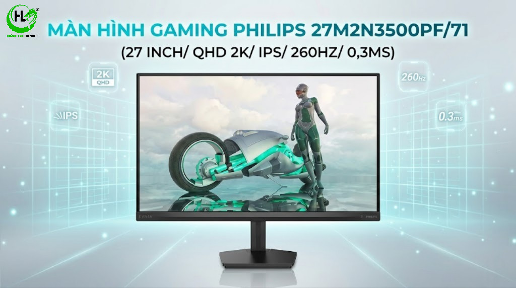 Màn Hình Philips 27M2N3500PF/71: Mượt Từng Khung Hình - Chiến Game Cực Đỉnh