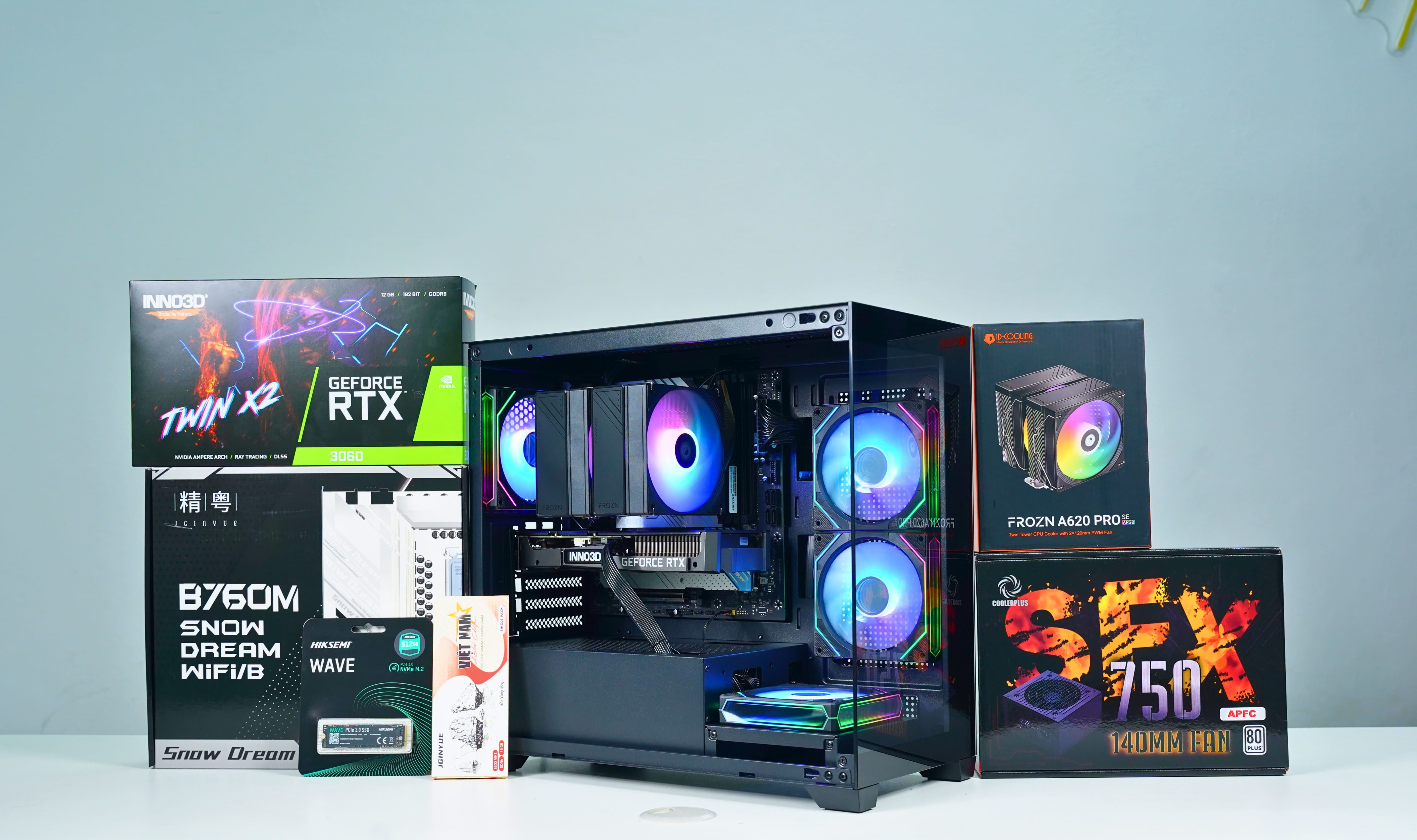 PC 14600KF RTX 3060: Cấu Hình Cân Game Đỉnh Đa Nhiệm Mượt Mà 