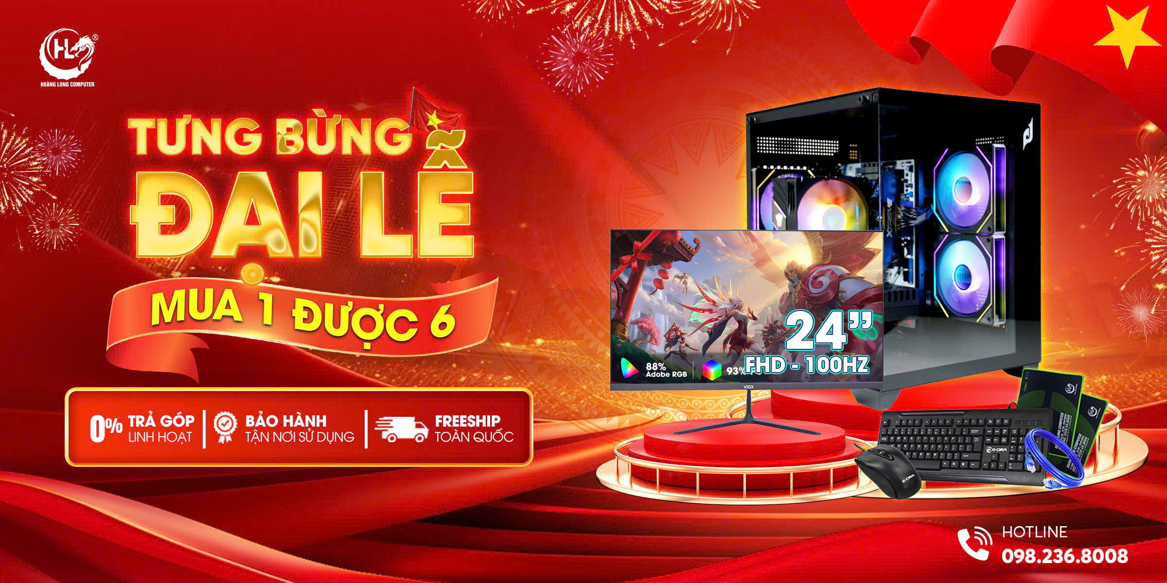 Tưng Bừng Đại Lễ: Build PC Gaming - Mua 1 Được 6 - Rinh Màn Hình Cực Đỉnh  