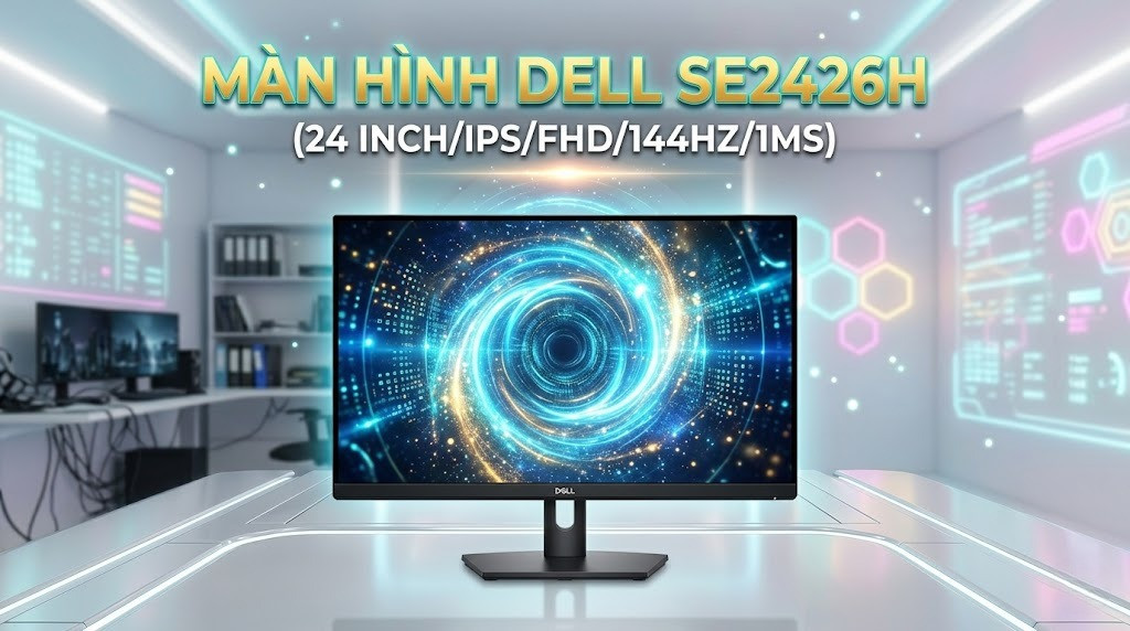 Màn Hình Dell SE2426H: Tối Ưu Năng Suất Làm Việc Hiệu Quả 
