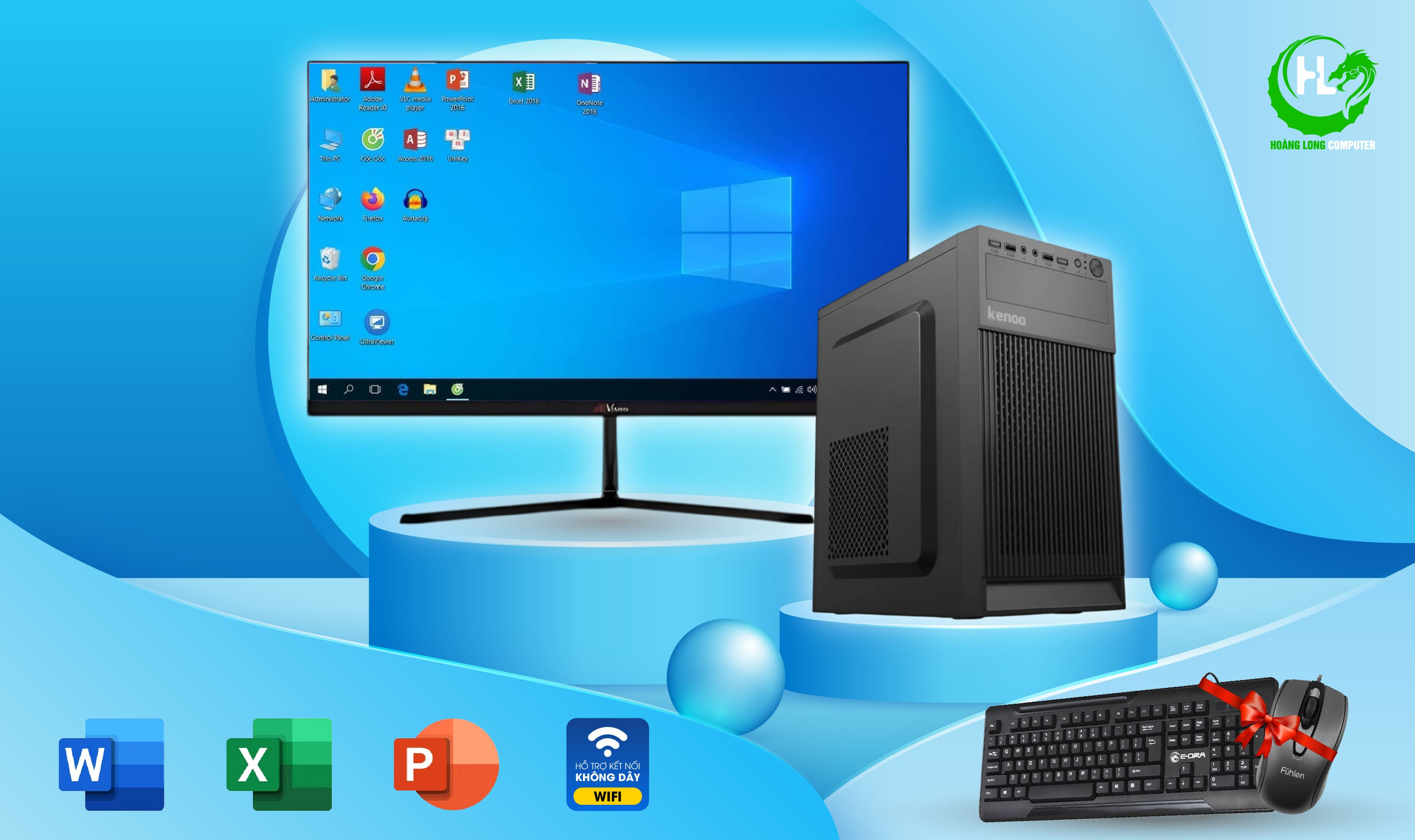 Bộ PC Core i5 11400F Kèm Màn 22 Inch: Cấu Hình Văn Phòng Tối Ưu Hiệu Suất Công Việc 