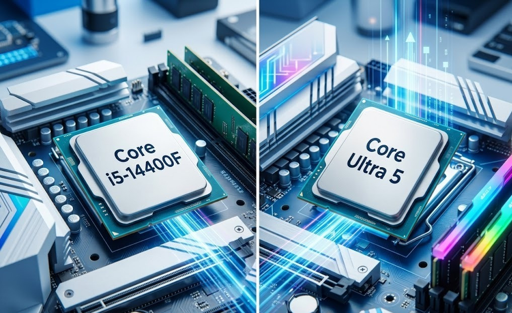 So Sánh PC Gaming Sử Dụng Intel Core i5-14400F Và Core Ultra 5
