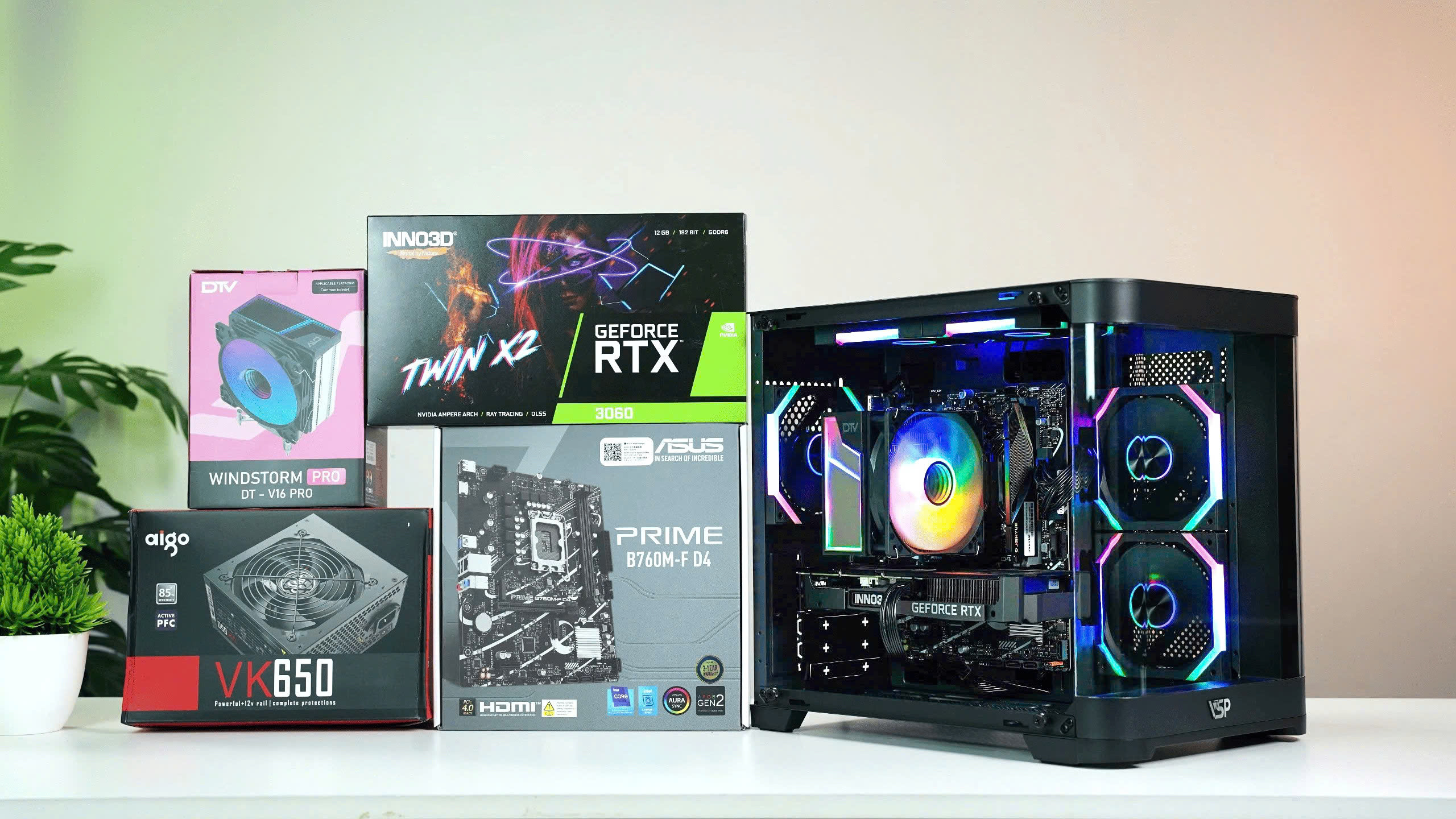 PC I5 13400F RTX 3060 Cân Game Mượt Đa Nhiệm Ổn Định