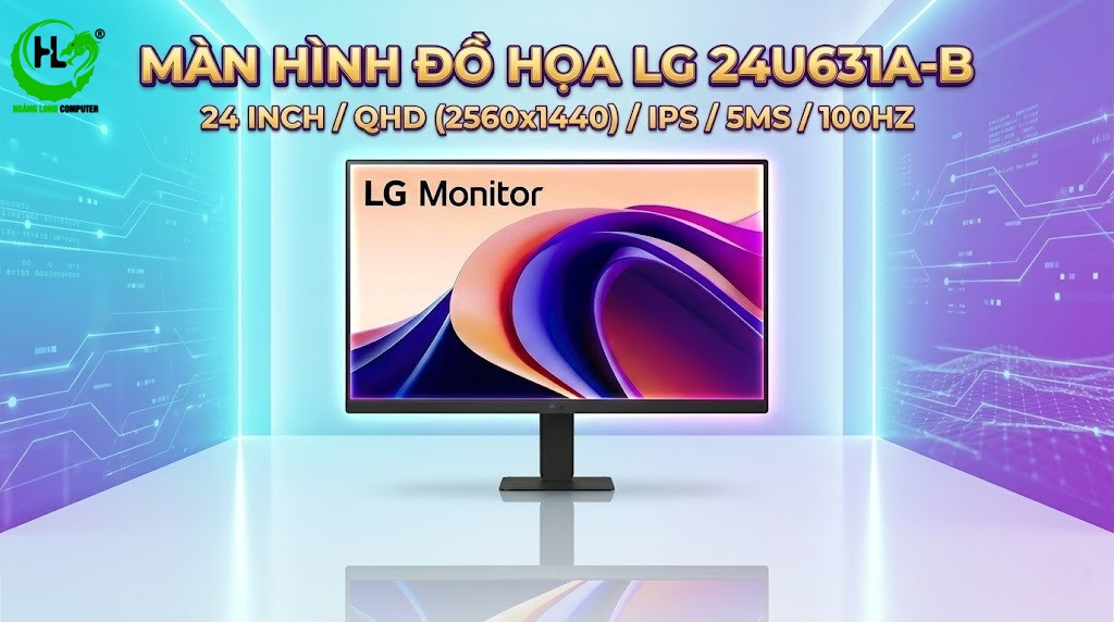 Đánh Giá Màn Hình LG 24U631A-B: Chuẩn Mực Đồ Họa 2K Sắc Nét