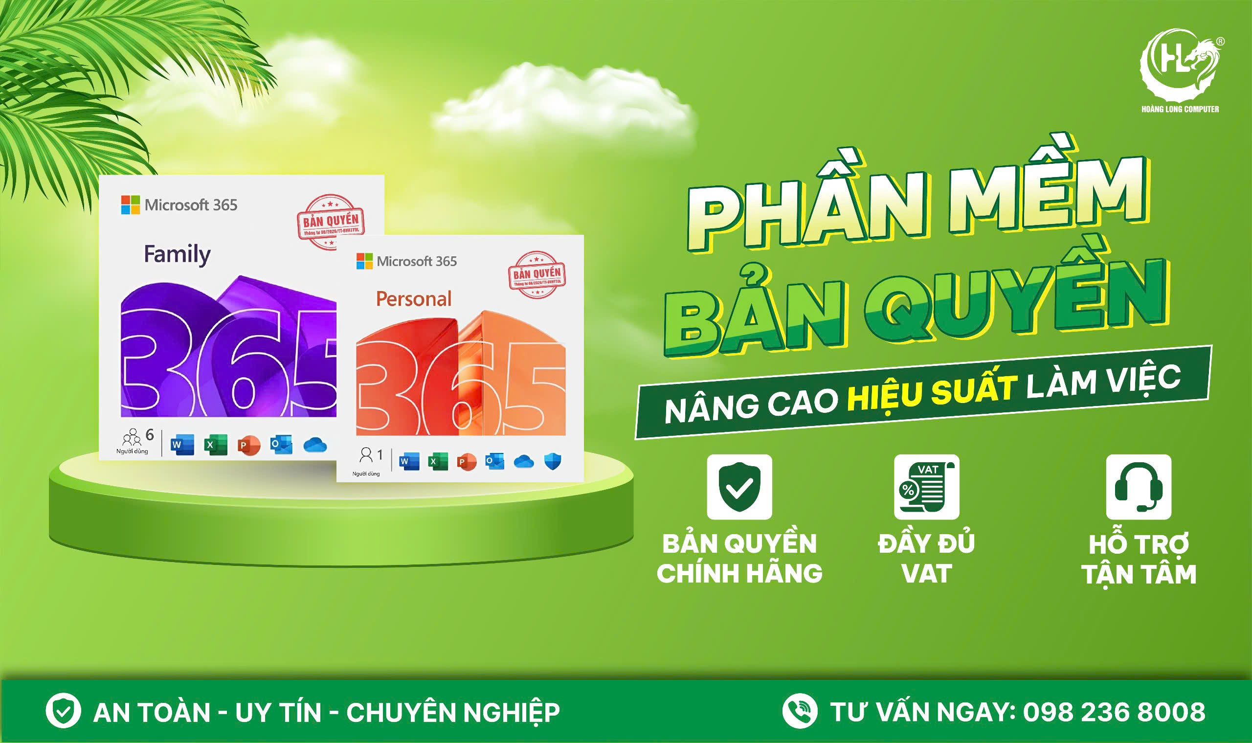 Phần Mềm Bản Quyền Tại Hoàng Long Computer: Giải Pháp Nâng Cao Hiệu Suất Công Việc