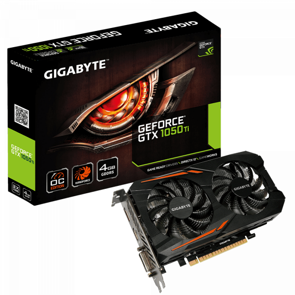 VGA GIGABYTE GV-N105TOC-4GD (GeForce GTX 1050Ti)
