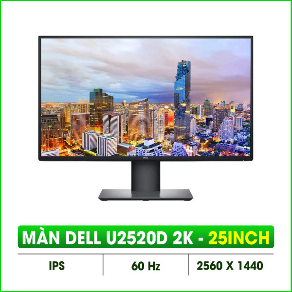 Màn hình Dell U2520D (25 inch/2K/IPS/60Hz/5ms/350 nits/HDMI+DP+USB-C)