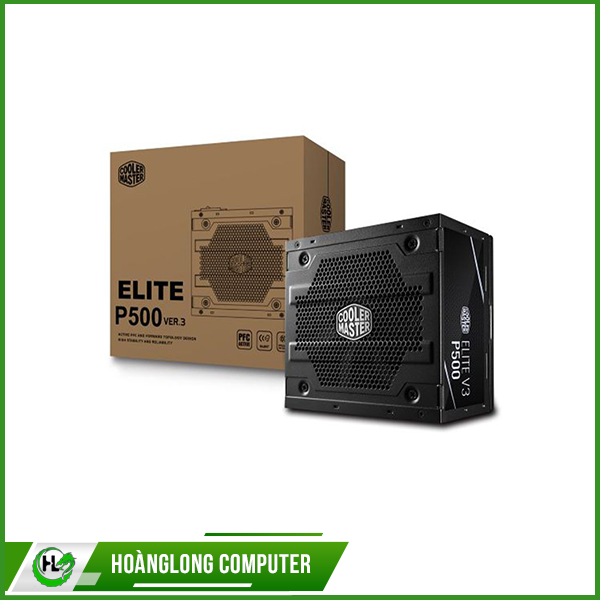 Nguồn máy tính Cooler Master Elite V3 230V PC500 500W (Màu Đen)
