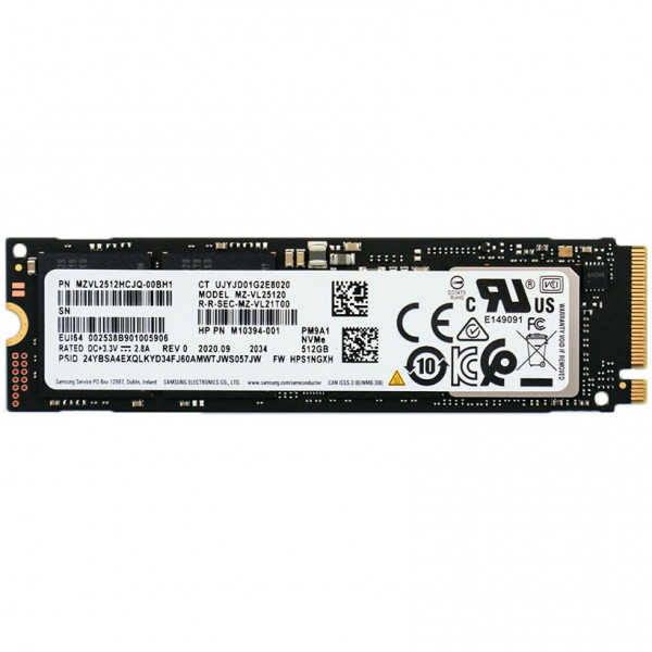 SSD Gen 4 Samsung PM9A1 NVMe 512GB(6900 /5000 MB/s) Oem 980 Pro