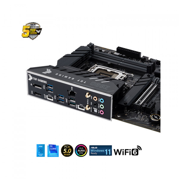 Mainboard ASUS TUF GAMING Z690-PLUS WIFI D4. (Intel Z690, Socket 1700, ATX, 4 khe RAM DDR4)