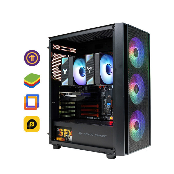 PC Dual Xeon E5 2699V3 | RAM 64G | R7 240 4G| NVME 500G