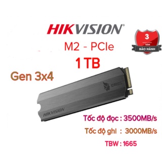 Ổ Cứng 1TB SSD Hikvision E2000 M.2 NVMe PCIe Gen 3 4 1665 TBW